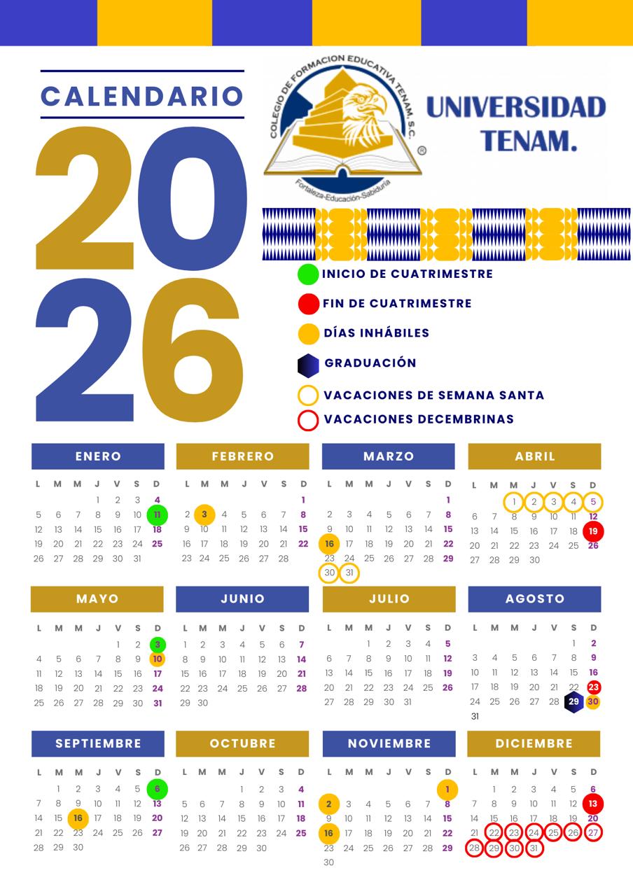 Calendario 2026