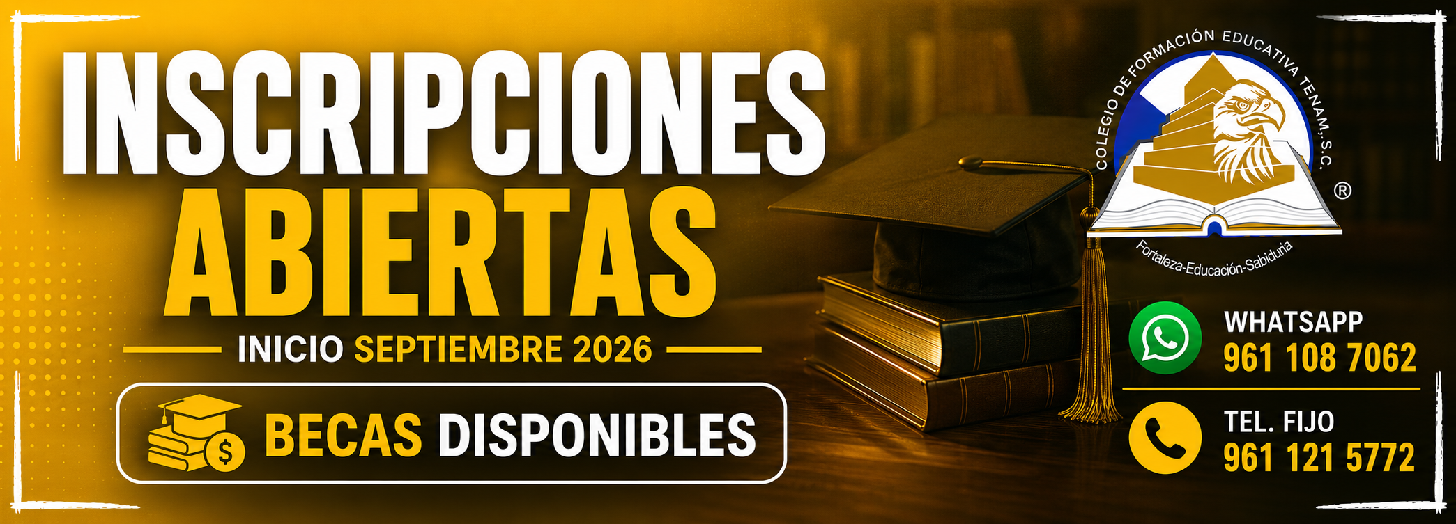 INSCRIPCIONES ABIERTAS 2026